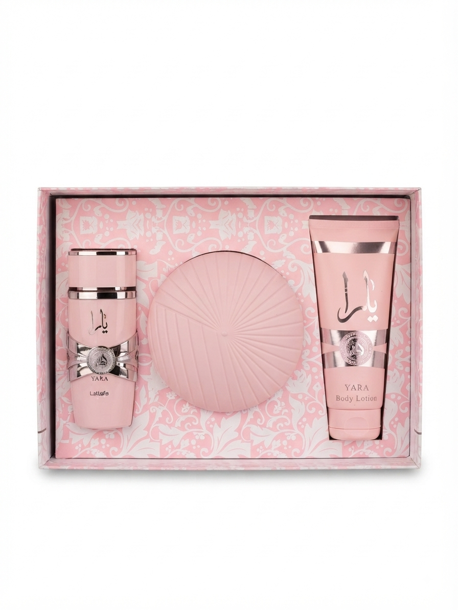 طقم هدايا عطر يارا من لطافة